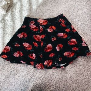H&M Floral Skater Skirt